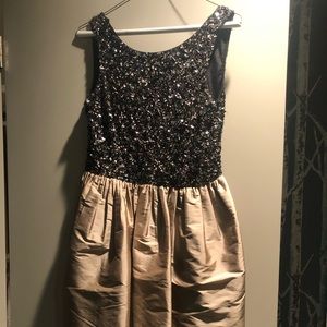 Adrianna Papell Dresses - Gold and black beaded dress. Adrianna Papell Dresses - Gold and black beaded dress.